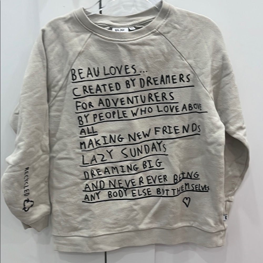 Cream Sweater for girls